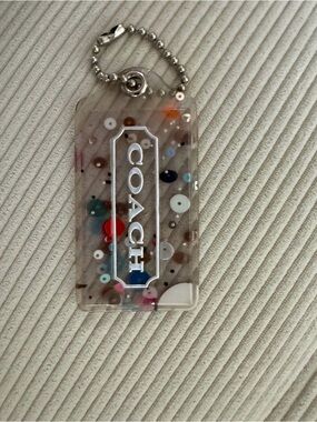 Vintage Coach Poppy Confetti Hang Tag